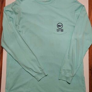 Vineyard Vines Light Green Long Sleeve Tee